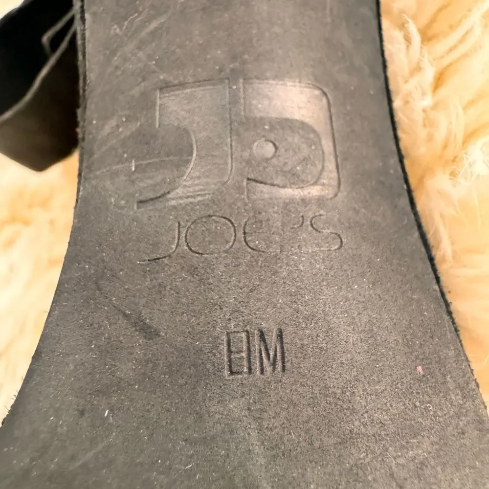 Joe's Jeans Black Suede Heels